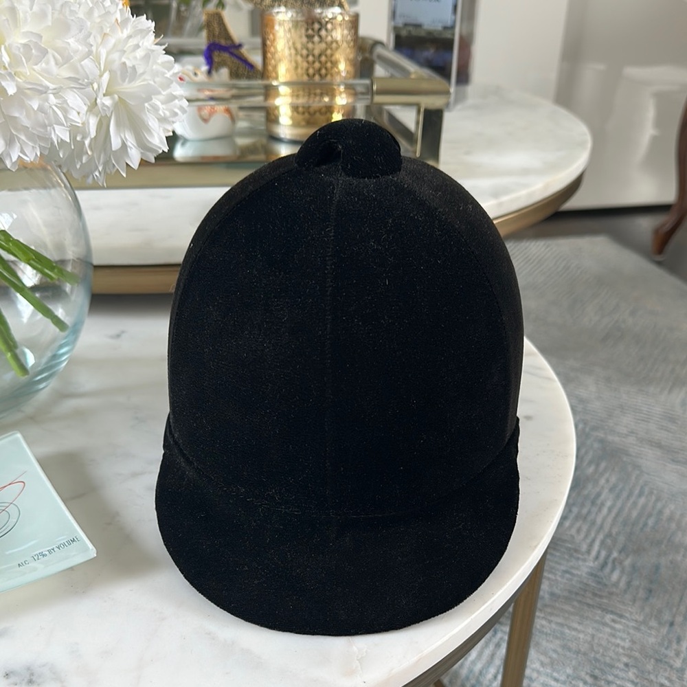 Vintage The Beaufort Hunt Cap Black Equestrian Riding Helmet
